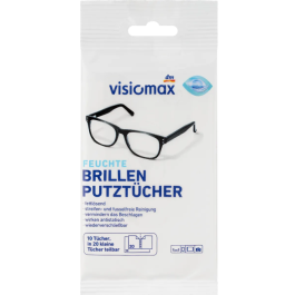 VISIOMAX Серветки для миття скла 10х2, 10 шт