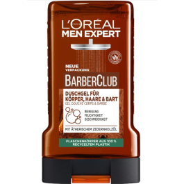 L'ORÉAL  MEN EXPERT Гель для душу 3 в 1 Barber Club, 250 мл