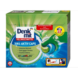 Denkmit Vollwaschmittel Caps Duo Aktiv 22 шт